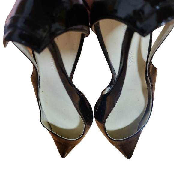Anne Klein 2.5 in heels in patent leather pointed toe size 10M - Picture 4 of 7